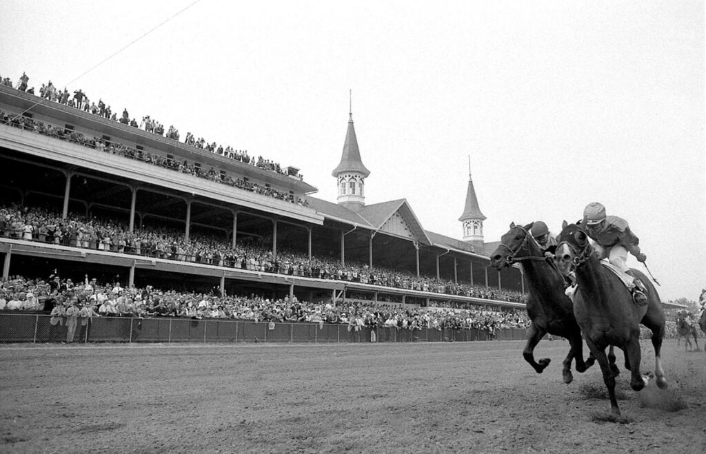 Northern Dancer races to the finish line